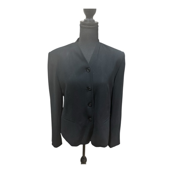 Talbots Black Blazer Size 10 | Classic Career Jacket - Picture 5 of 7